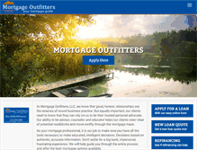 Tablet Screenshot of mortgageoutfitters.net